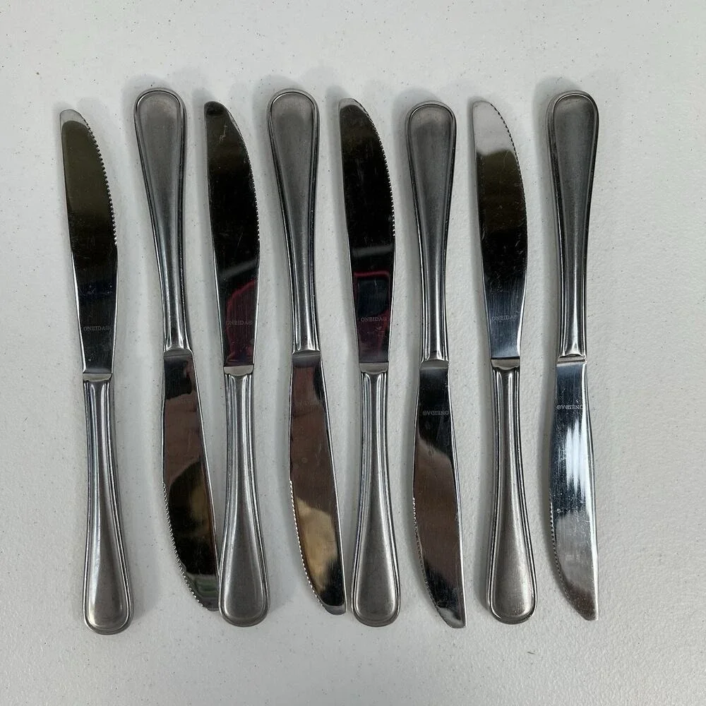 Oneida Hollis 8 Butter Knife Knives Stainless‎ Flatware Stainless Replacement